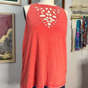 Rock and republic cut out detail tank